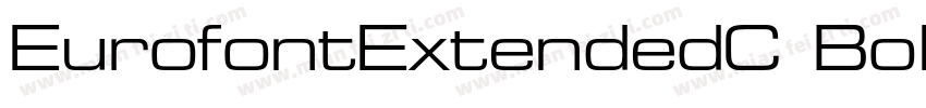 EurofontExtendedC Bold Italic字体转换